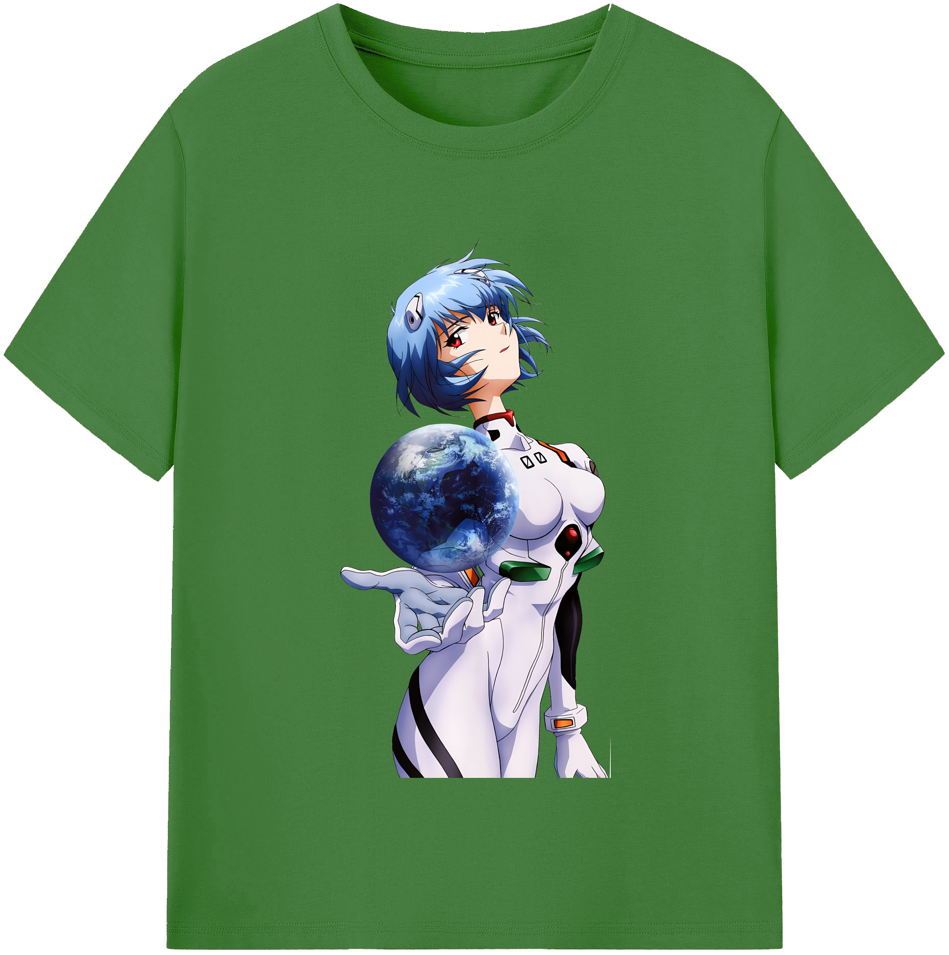 （画像用） EVA 新世紀エヴァンゲリオン レディースカジュアルプリントTシャツ（綿100％）